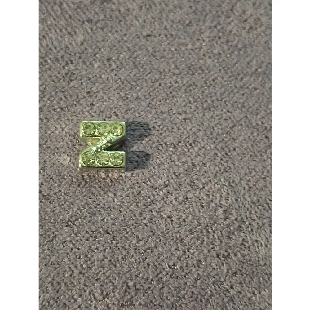 Letter 'Z' Charm Rhinestones For Floating Lockets